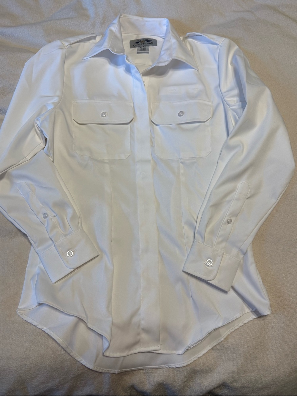 Crew Outfitters Women’s Pilot Shirt Long Sleeve 4 Petite - Never Worn
